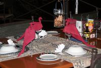 Abendessen Mahangu Safari Lodge