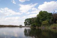 Bootsfahrt auf dem Kwando