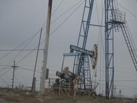 unterwegs: historische Erdölfelder bei Baku