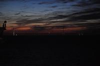 Gegen Mitternacht die Durchquerung der 