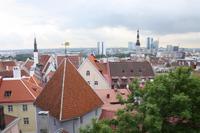Blick von der Oberstadt auf Tallinn