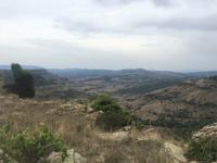 Blick auf das sardische Hinterland