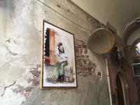 Darstellung eines Arbeiters in Bosa