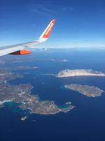Landeanflug auf Olbia