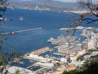Die alten Docks im Hafen von Gibraltar