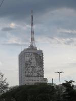 Evita-Porträt in Buenos Aires