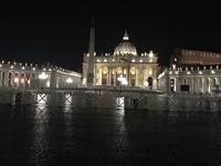 Der Petersdom am Abend 