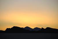 Sonnenuntergang am Salar de Uyuni