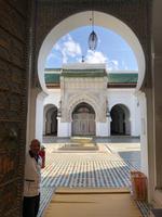 0223 Blick in eine Moschee Fes