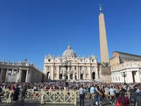 Der Petersplatz zur Papstaudienz.