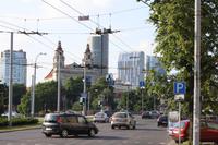 Blick auf die Neustadt von Vilnius