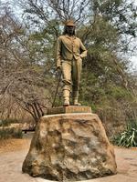 Simbabwe -Victoria Falls: Denkmal für David Livingston