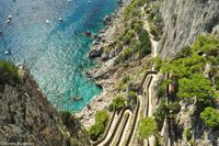 Isola di Capri - Augustusgarten - Blick auf die Via Krupp