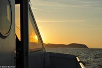 Wenn auf Ischia (Capri) die rote Sonne im Meer versinkt...