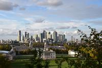 060 London, Blick von Greenwich auf die Stadt