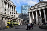 124 London, City of London, Börse und Bank of England