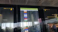 langes Warten auf den Abflug