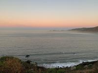 Sonnenaufgang über der Bucht von San Francisco