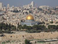 Jerusalem - Blick vom Ölberg auf den Felsendom