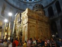 Jerusalem - in der Grabeskirche, Grabstätte