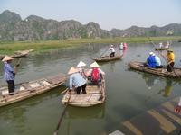 Abfahrt in die ´trockene´ Halong Bucht, Ninh Binh