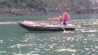 Fußpaddler,Cua Van, Van Long Bucht