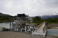 Estancia Cristina - Wasserrad am Fluss Carolina