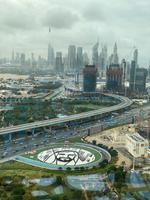 Blick auf das Moderne Dubai vom Dubai Frame