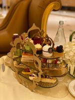 Teestunde im Emirates Palace Hotel in Abu Dhabi