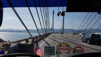 Malaysia, Penang, über die alte Brücke
