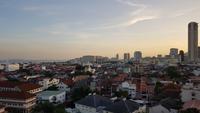 Malaysia, Penang, Blick aus dem Hotel Bayview