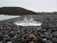 Grey-See mit Eisbergen