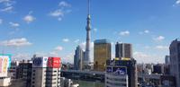 Blick auf den Skytree in Tokio
