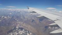 Weiterflug von Santiago de Chile nach Rio de Janeiro - Andengebirge