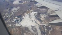 Weiterflug von Santiago de Chile nach Rio de Janeiro - Andengebirge