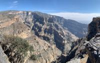 Wadi Nakhar - Grand Canyon des Oman am Jebel Shams