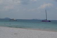Tagesausflug mit dem Katamaran zu den Whitsunday Islands - Whitehaven Beach