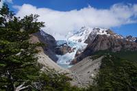 Piedras Blancas-Gletscher mit Lagune