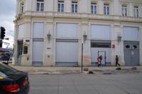 Die Dependance der chilenischen Staatsbank in Punta Arenas ist aufgrund der Proteste verrammelt