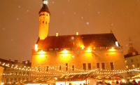 Weihnachten in Estland - Tallinn, Rathausplatz 