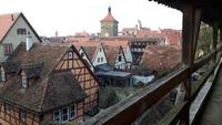Rothenburg ob der Tauber - Spaziergang oberhalb der Stadtmauer