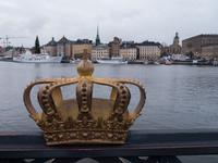 Skeppsholmsbron und Altstadt Stockholm