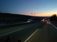 Bei Dunkelheit beginnt die Rückfahrt...