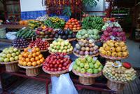 Früchte in der Markthalle