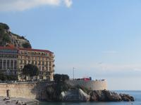 Blick auf die Küste von Nizza