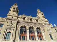 Hintere Fassade des Casinos in Monte Carlo