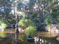 Brunnen im botanischen Garten von Monaco