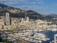 Blick auf den Hafen von Monaco