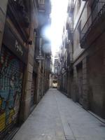 Schmale Straßen im gotischen Viertel