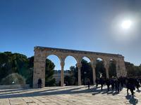 Blick vom Tempelberg auf den Ölberg